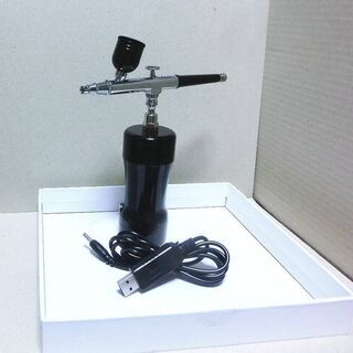 発送ok コンプレッサー一体型エアブラシ、ガンプラ、の画像