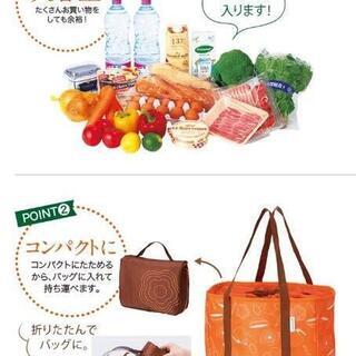 折りたたみ保冷バッグ ル・クルーゼ ファンケル コラボ エコバッグ USEDの画像