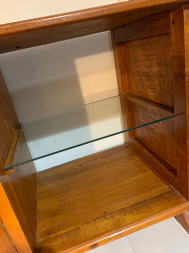 北欧家具　ガラス付テレビボード　1