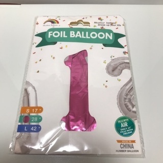 183、フラッグ ブラックボードと、FOIL BALLOONの2点セットの画像