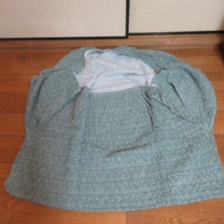 未使用品　美品　スペイン製ビエラスティックソファカバー　シングルソファカバー　一人掛けソファ用　一体型　クルール　グリーン　の画像