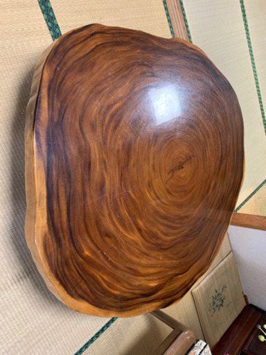 一枚板　テーブル　木目