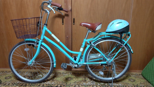 24インチ自転車　ヘルメット付き