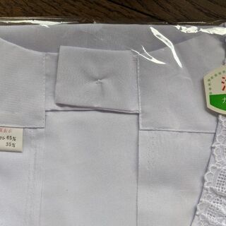値下げしました!　割烹着　白　新品ですの画像
