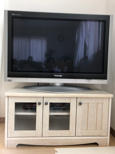 Panasonic プラズマテレビ　ビエラ　37V型　テレビ台付き