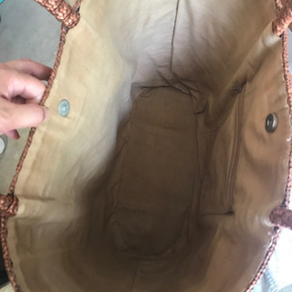 【お話し中です】大きなかごバック　マルシェバッグ　エコバッグ　お買い物に　旅行にの画像