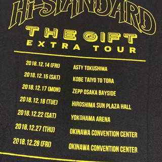 Hi-standard ハイスタ ライブTシャツ ツアーT ハイスタンダードの画像