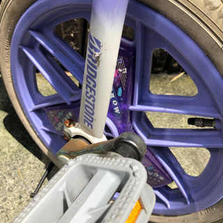 プリジストン　一輪車　16インチ　ラベンダー　スケアクロウ　scare crowの画像
