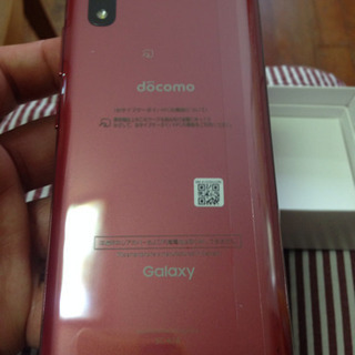 docomo GalaxyA21  レッド新品未使用の画像