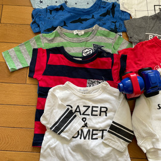 男の子90半袖10枚、長袖3枚の画像