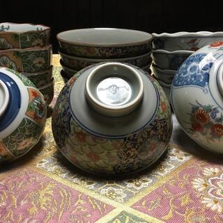 【友右エ門→小鉢】【瑞窯→御飯茶碗】【華泉→中鉢】5客揃えの画像