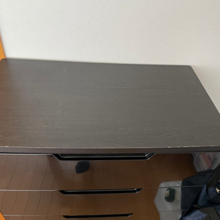 収納タンス　チェスト　5段　黒の画像