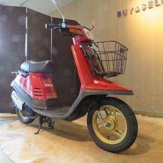 □YAMAHA JOG 27V ヤマハ ペリカンジョグ 50cc レッド 2362km 実動! 程度良好！ ビンテージ 原付 原チャリ スクーターバイク 札幌発の画像