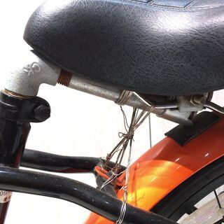 ■5188■corvette 自転車 20インチ 夢屋style コルベット ファイヤーパターン オレンジ ブラックの画像