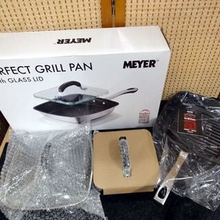 開封未使用 マイヤー パーフェクト グリルパン 直径約24cm ...