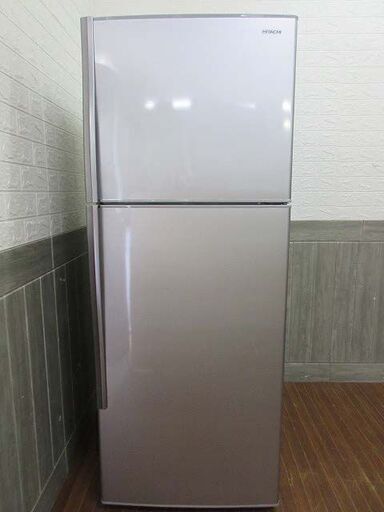 ss2522　日立　冷凍冷蔵庫　R-26BA-1　2ドア　255L　右開き 　HITACHI　冷蔵庫　冷凍庫　メタリックシルバー 　脱臭　LEDライト　手動製氷　幅60cm