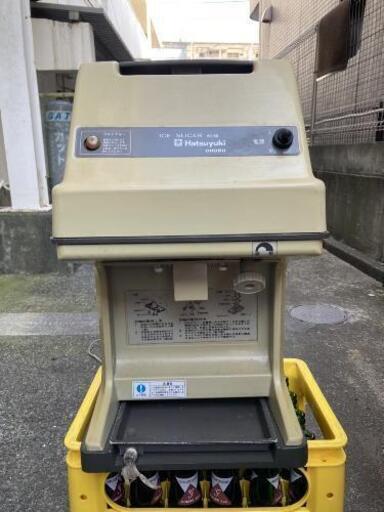 業務用かき氷機  これからの季節に是非❗