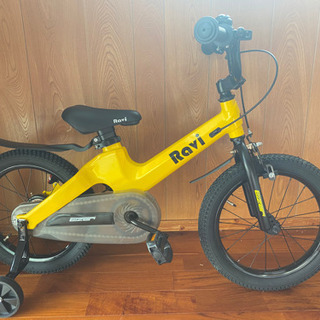 【値下げしました】ほぼ新品　16インチ　子ども自転車　イエロー　超軽量