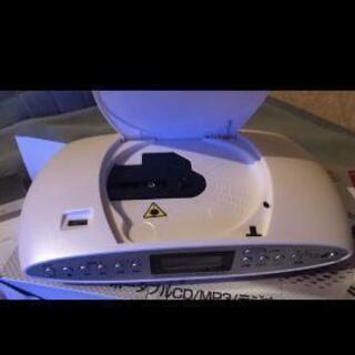 ワイドFM対応ポータブルCDラジオの画像