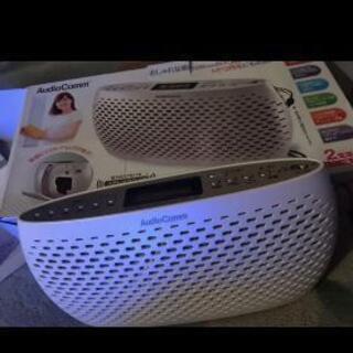 ワイドFM対応ポータブルCDラジオの画像