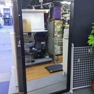 【着払い対応可能！！旧鹿児島市内送料無料】 リサイクルストアスターズ城西店大判　姿見　ブラックの画像
