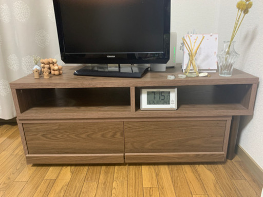 ニトリ　伸縮式テレビ台　100〜180 ブラウン