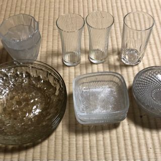 グラス&小皿大皿セット