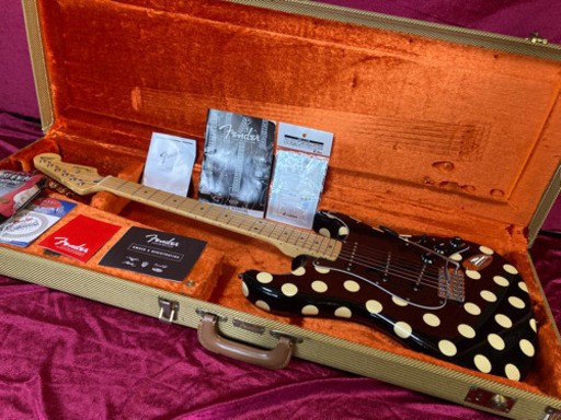 楽器 Fender Mexico Buddy Guy polka Dot stratocaster