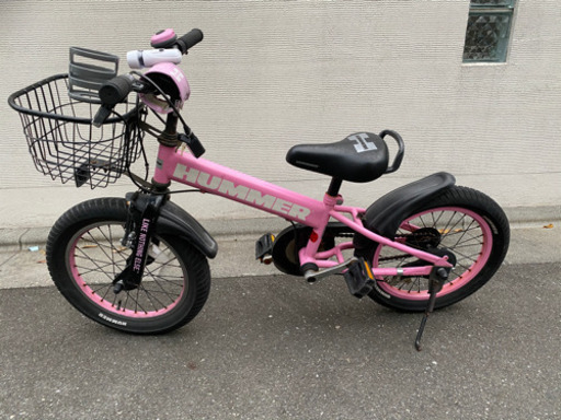 希少カラー　HUMMER ハマー　ピンク　子供　自転車　16インチ　府中市