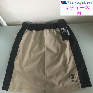 新品,チャンピオン,レディース,ランニングスカート,M, デザートタン