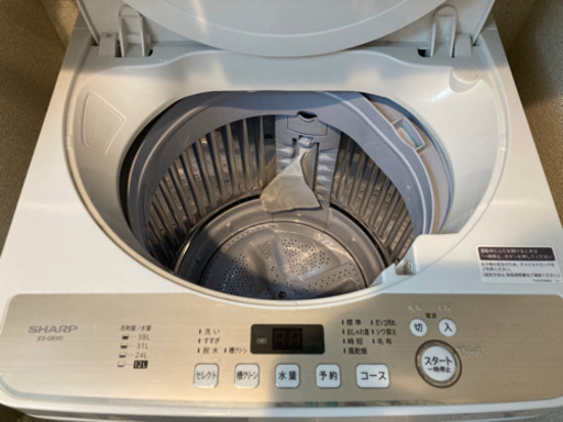 美品　SHARP洗濯機　説明書あり
