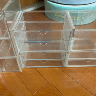 無印良品　透明ケース　収納