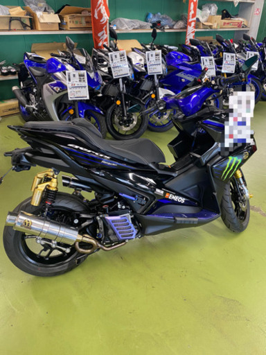 【受付終了】ヤマハ　AEROX155 フルカスタム　低走行極上車