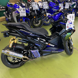【受付終了】ヤマハ　AEROX155 フルカスタム　低走行極上車