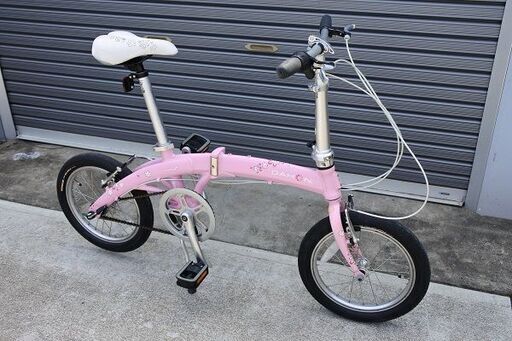 DAHON(ダホン)ピンクのかわいい折り畳み自転車！内装3速