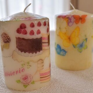 はじめてさんのデコパージュの画像