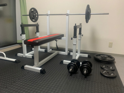 IROTECベンチプレス、ダンベルセット