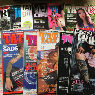 刺青　tatto 雑誌　タトゥー