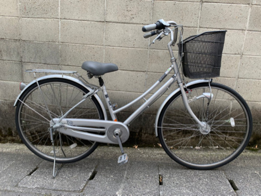 【中古自転車】日本製 27インチ内装3段変速 LEDオートライト ノーパンクタイヤ サスペンションシート　若林自転車　膳所　SALE❗️