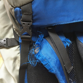 ミレーバックパック　難ありの画像