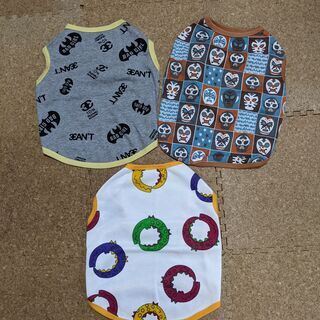 犬の洋服④　フレンチブル・パグ用　Lサイズ　2枚組　春～夏用