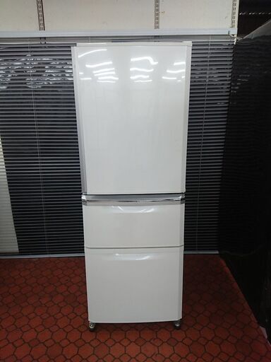 ID 972056  三菱　335L　2014年製　MR-C34X-W　後ろ取手なし