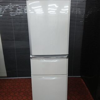 ID 972056  三菱　335L　2014年製　MR-C34X-W　後ろ取手なし ID 972056 三菱 335L 2014年製 MR-C34X-W 後ろ取手なし