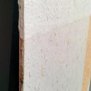 【取引中】和紙壁紙貼り済み　ベニヤ板　3枚まとめての画像