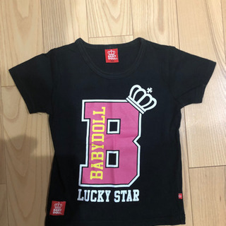 ベビードール Tシャツサイズ120黒