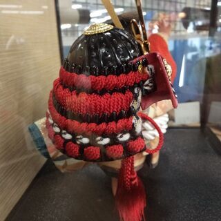 【愛品倶楽部柏店】松崎人形　金太・兜　幸一光作　置物の画像