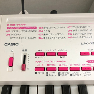 CASIO カシオ 光ナビゲーションキーボードLK-121の画像