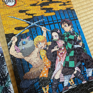 鬼滅の刃　パズル　完成品の画像
