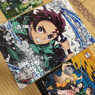 鬼滅の刃　パズル　完成品の画像
