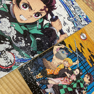 鬼滅の刃　パズル　完成品の画像